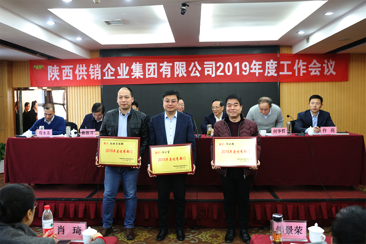 陕西供销集团召开2019年度工作会议